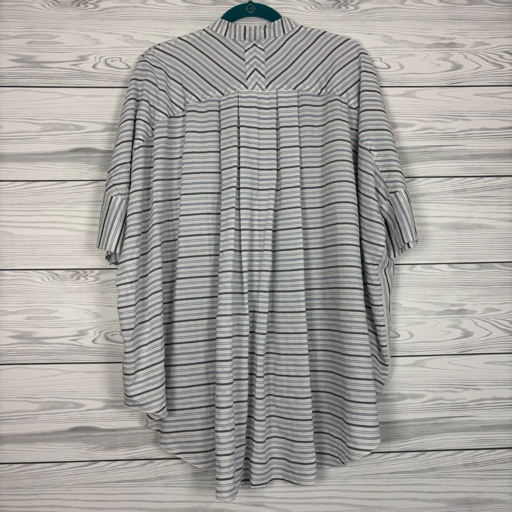 Intimately by Free People Stripe Button Down Blouse Size XS - Picture 6 of 7